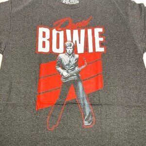 David Bowie Gray "Saxophone" NOS Adult XL T-Shirt